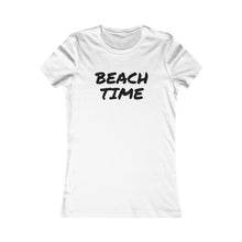 Load image into Gallery viewer, Beach Time Women's Tee, Summer T-Shirt, Beach Vacation Top, Casual Outfit, Gift for Her, Ocean Lover's Shirt