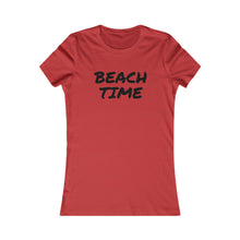 Load image into Gallery viewer, Beach Time Women's Tee, Summer T-Shirt, Beach Vacation Top, Casual Outfit, Gift for Her, Ocean Lover's Shirt