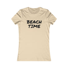 Load image into Gallery viewer, Beach Time Women's Tee, Summer T-Shirt, Beach Vacation Top, Casual Outfit, Gift for Her, Ocean Lover's Shirt