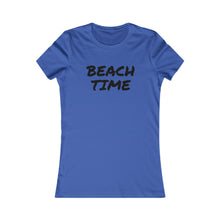 Load image into Gallery viewer, Beach Time Women's Tee, Summer T-Shirt, Beach Vacation Top, Casual Outfit, Gift for Her, Ocean Lover's Shirt