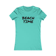 Load image into Gallery viewer, Beach Time Women's Tee, Summer T-Shirt, Beach Vacation Top, Casual Outfit, Gift for Her, Ocean Lover's Shirt
