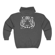 Load image into Gallery viewer, Unisex Heavy Blend™ Full Zip Tiger Hooded Sweatshirt