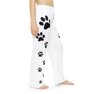 Women's Paw Pajama Pants (AOP)