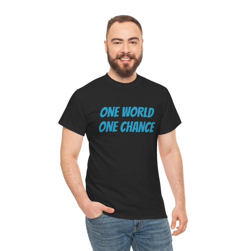 4BC One world One chance tee