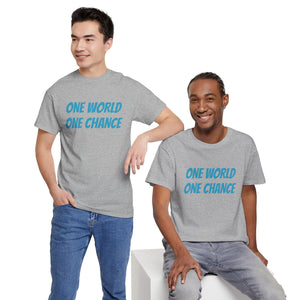 4BC One world One chance tee