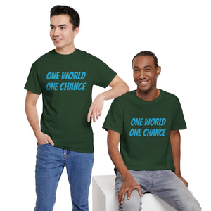 4BC One world One chance tee