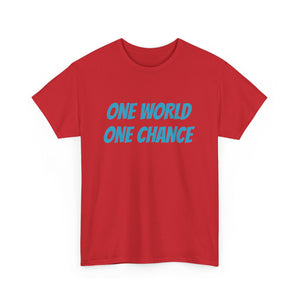 4BC One world One chance tee