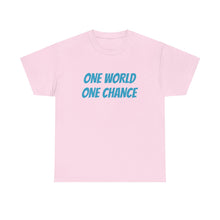 Load image into Gallery viewer, 4BC One world One chance tee