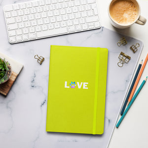 Love hardcover bound notebook