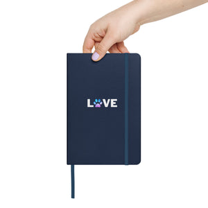 Love hardcover bound notebook