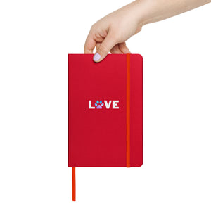 Love hardcover bound notebook