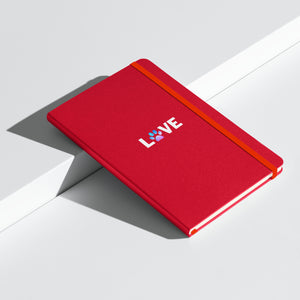 Love hardcover bound notebook