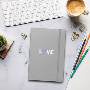 Love hardcover bound notebook